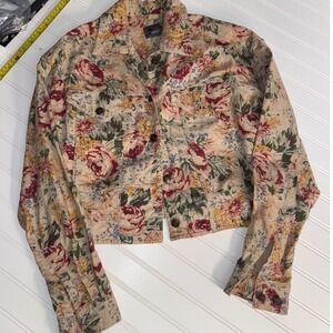 Floral Jean Jacket
